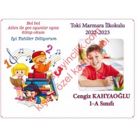 Kişiye Özel Karne Kılıfı 2