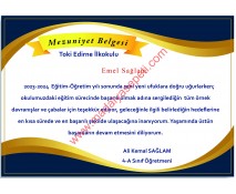 Mezuniyet Belgesi 5