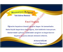 Mezuniyet Belgesi 6