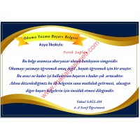 Artık Okuyorum Belgesi 9